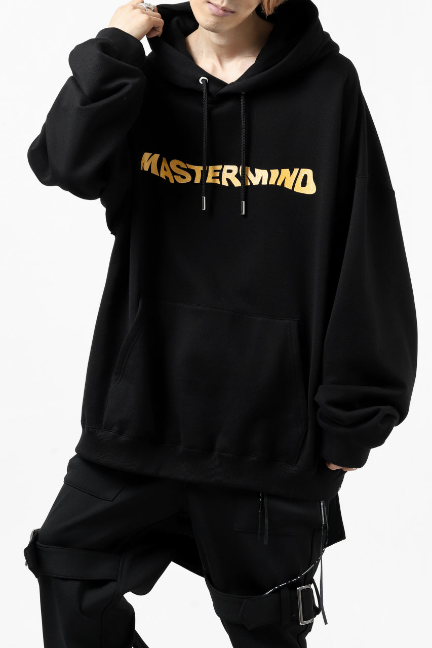 Load image into Gallery viewer, mastermind JAPAN SWEAT HOODIE / GLITTER LOGO & SKULL (BLACK)
