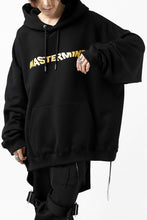 Load image into Gallery viewer, mastermind JAPAN SWEAT HOODIE / GLITTER LOGO & SKULL (BLACK)