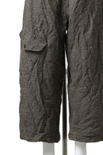 画像をギャラリービューアに読み込む, YUTA MATSUOKA buggy trousers / primitive wool (brown)