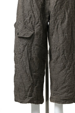 画像をギャラリービューアに読み込む, YUTA MATSUOKA buggy trousers / primitive wool (brown)