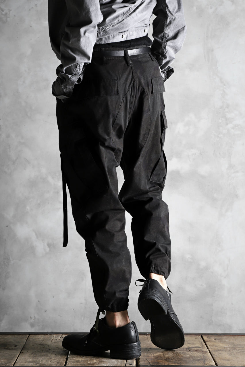 画像をギャラリービューアに読み込む, CHANGES VINTAGE REMAKE MILITARY CARGO TAPERED PANTS / WOODLAND CAMO (CHARCOAL DYED #B)