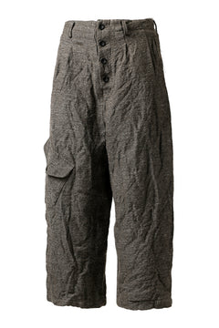 画像をギャラリービューアに読み込む, YUTA MATSUOKA buggy trousers / primitive wool (brown)