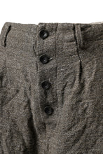 画像をギャラリービューアに読み込む, YUTA MATSUOKA buggy trousers / primitive wool (brown)