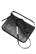 画像をギャラリービューアに読み込む, BORIS BIDJAN SABERI WALLETBAG / VEG TAN HORSE SKIN "WALLETBAG-F251" (BLACK)