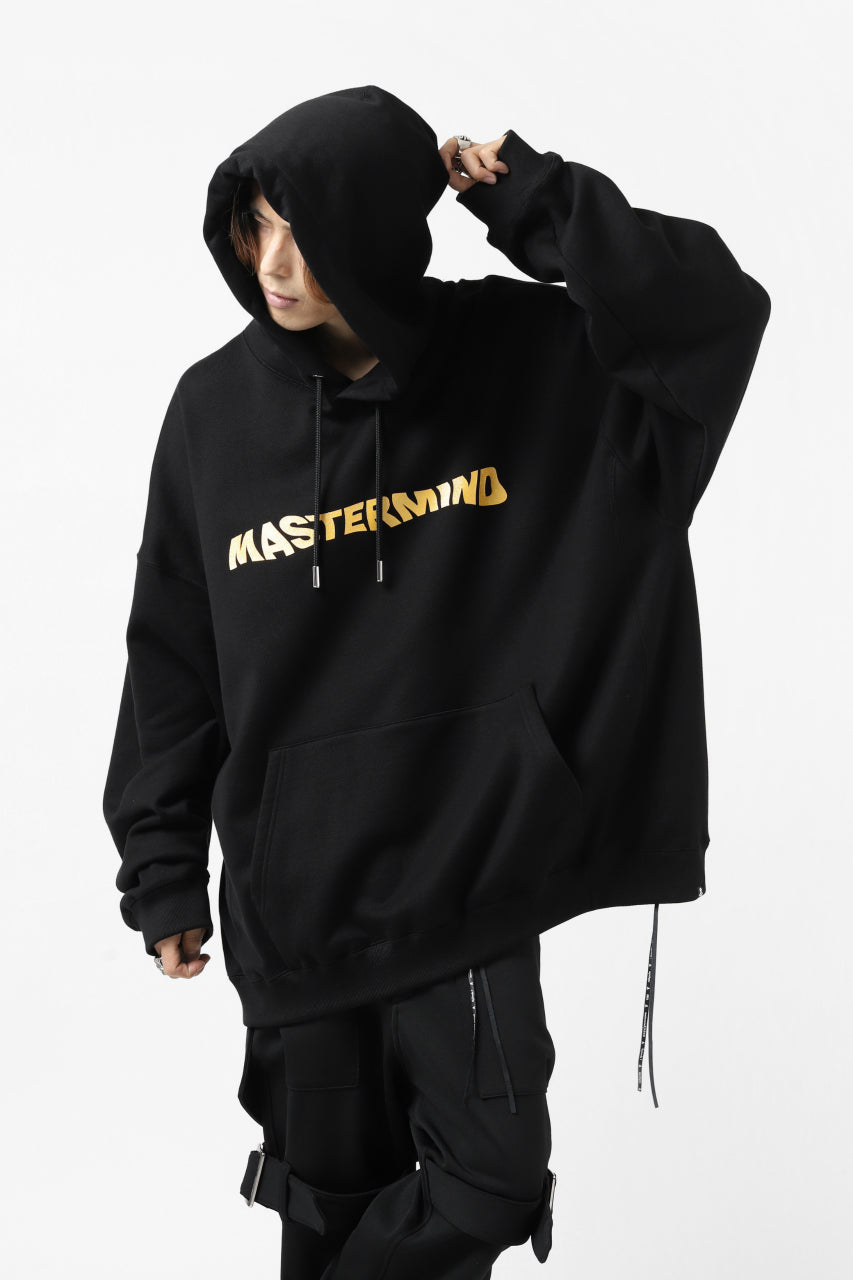 Load image into Gallery viewer, mastermind JAPAN SWEAT HOODIE / GLITTER LOGO & SKULL (BLACK)