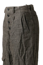画像をギャラリービューアに読み込む, YUTA MATSUOKA buggy trousers / primitive wool (brown)