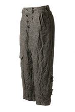 画像をギャラリービューアに読み込む, YUTA MATSUOKA buggy trousers / primitive wool (brown)