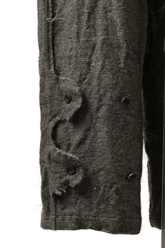 画像をギャラリービューアに読み込む, YUTA MATSUOKA buggy trousers / primitive wool (brown)