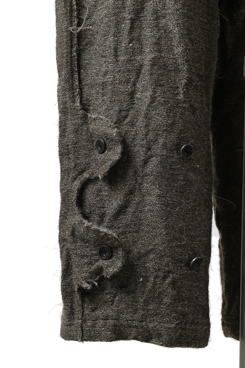 画像をギャラリービューアに読み込む, YUTA MATSUOKA buggy trousers / primitive wool (brown)