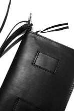 画像をギャラリービューアに読み込む, BORIS BIDJAN SABERI WALLETBAG / VEG TAN HORSE SKIN "WALLETBAG-F251" (BLACK)