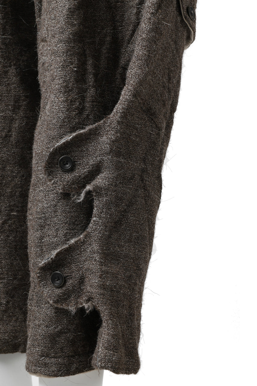 画像をギャラリービューアに読み込む, YUTA MATSUOKA buggy trousers / primitive wool (brown)