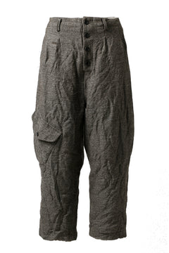 画像をギャラリービューアに読み込む, YUTA MATSUOKA buggy trousers / primitive wool (brown)