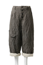 画像をギャラリービューアに読み込む, YUTA MATSUOKA buggy trousers / primitive wool (brown)