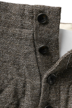 画像をギャラリービューアに読み込む, YUTA MATSUOKA buggy trousers / primitive wool (brown)