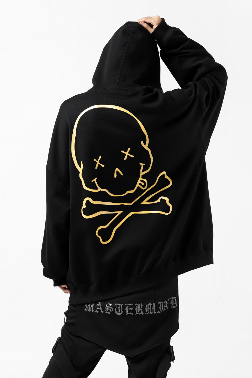Load image into Gallery viewer, mastermind JAPAN SWEAT HOODIE / GLITTER LOGO & SKULL (BLACK)