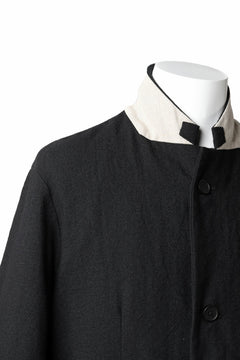 画像をギャラリービューアに読み込む, KLASICA BASTILLE PILGRIM BLAZER / OFF TWEED WOOL (BLACK)