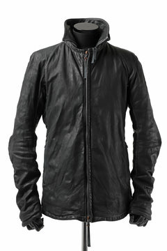 画像をギャラリービューアに読み込む, BORIS BIDJAN SABERI HORSE LEATHER PRIMALOFT® PADDED JACKET / OBJECT DYED & BODY MOLDED "J2.1-FMM20020" (BLACK)