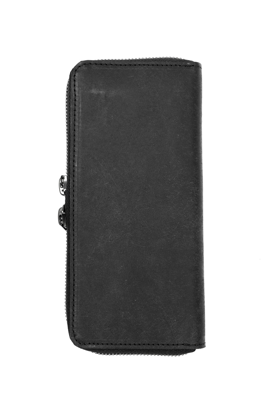 画像をギャラリービューアに読み込む, Portaille ROUND ZIP LONG WALLET / PUEBLO (BLACK)