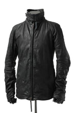画像をギャラリービューアに読み込む, BORIS BIDJAN SABERI HORSE LEATHER PRIMALOFT® PADDED JACKET / OBJECT DYED & BODY MOLDED "J2.1-FMM20020" (BLACK)