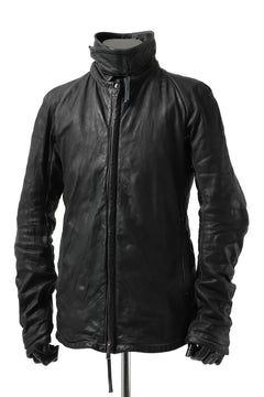 画像をギャラリービューアに読み込む, BORIS BIDJAN SABERI HORSE LEATHER PRIMALOFT® PADDED JACKET / OBJECT DYED & BODY MOLDED "J2.1-FMM20020" (BLACK)