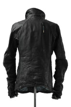 画像をギャラリービューアに読み込む, BORIS BIDJAN SABERI HORSE LEATHER PRIMALOFT® PADDED JACKET / OBJECT DYED & BODY MOLDED "J2.1-FMM20020" (BLACK)