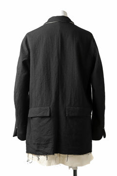 画像をギャラリービューアに読み込む, KLASICA BASTILLE PILGRIM BLAZER / OFF TWEED WOOL (BLACK)