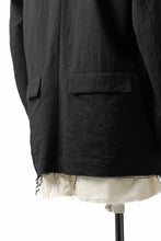画像をギャラリービューアに読み込む, KLASICA BASTILLE PILGRIM BLAZER / OFF TWEED WOOL (BLACK)
