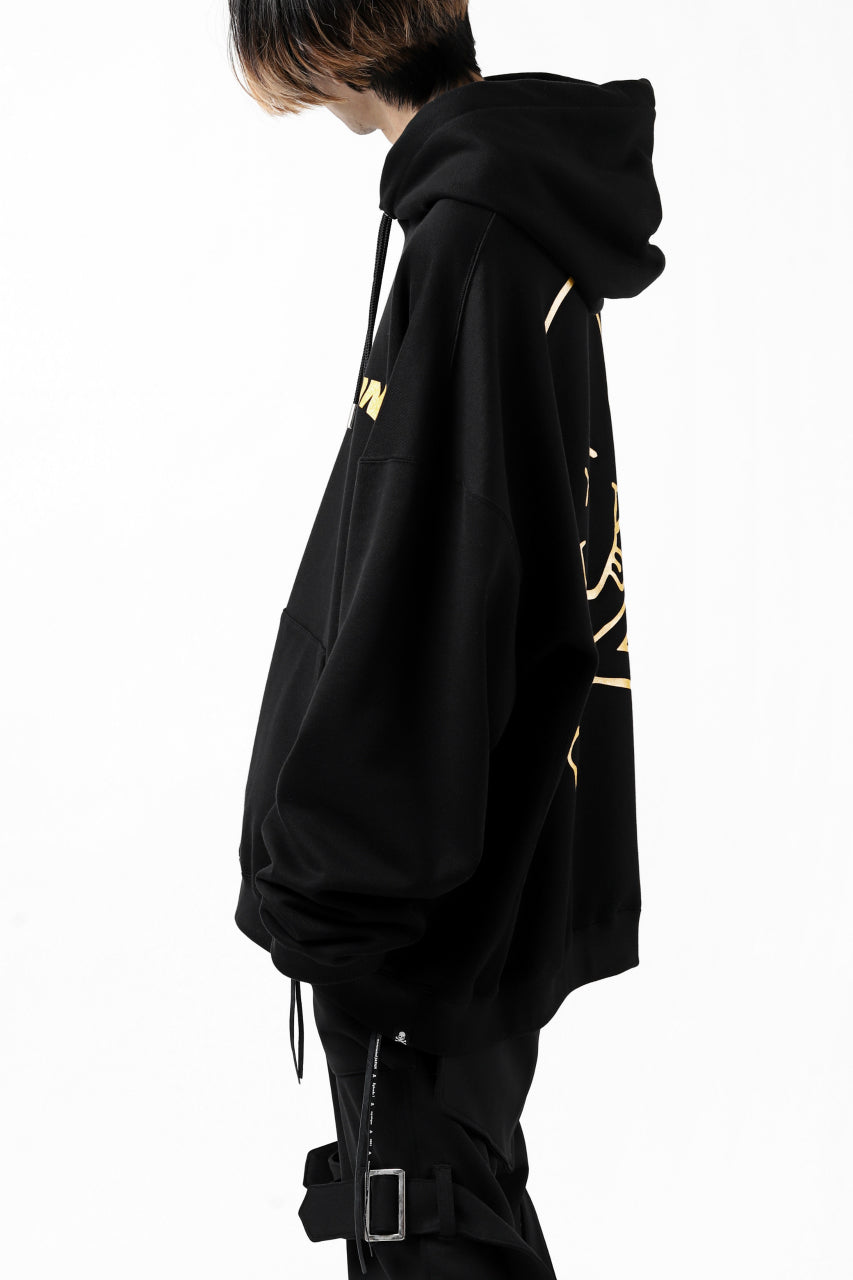 Load image into Gallery viewer, mastermind JAPAN SWEAT HOODIE / GLITTER LOGO & SKULL (BLACK)