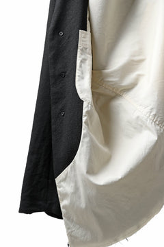 画像をギャラリービューアに読み込む, KLASICA BASTILLE PILGRIM BLAZER / OFF TWEED WOOL (BLACK)