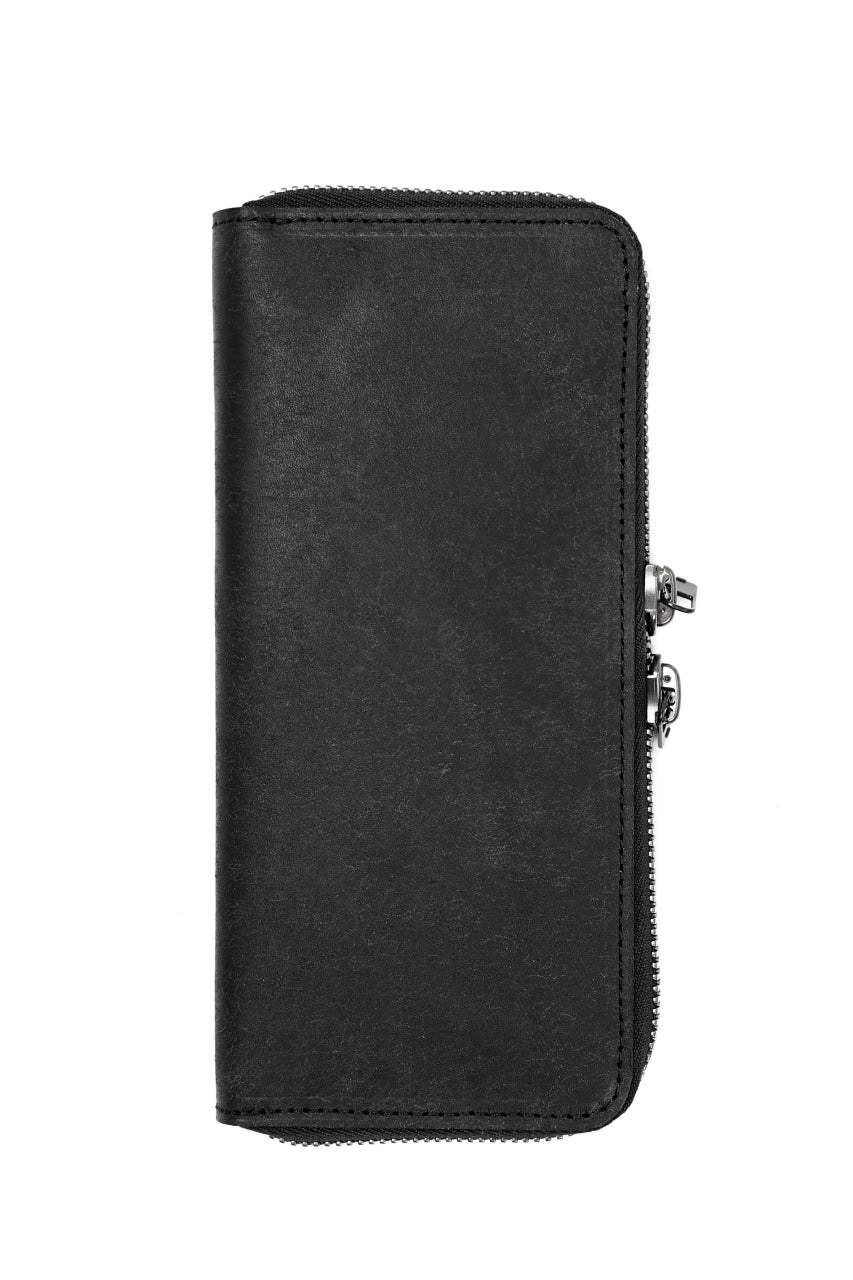 画像をギャラリービューアに読み込む, Portaille ROUND ZIP LONG WALLET / PUEBLO (BLACK)