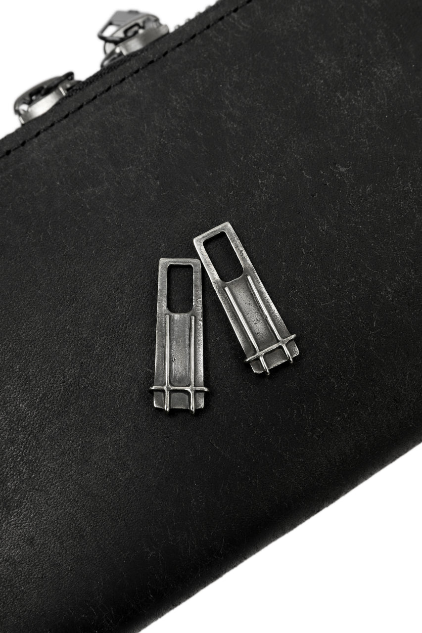 画像をギャラリービューアに読み込む, Portaille ROUND ZIP LONG WALLET / PUEBLO (BLACK)