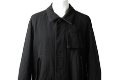 画像をギャラリービューアに読み込む, KLASICA KISTE-TWEED SHORT COAT / OFF TWEED WOOL (BLACK)
