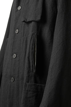 画像をギャラリービューアに読み込む, KLASICA KISTE-TWEED SHORT COAT / OFF TWEED WOOL (BLACK)