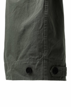 Load image into Gallery viewer, KLASICA GARNER EXTRA WIDE STRING TROUSERS / HIGH DENSITY MATT TWILL (OLIVE)