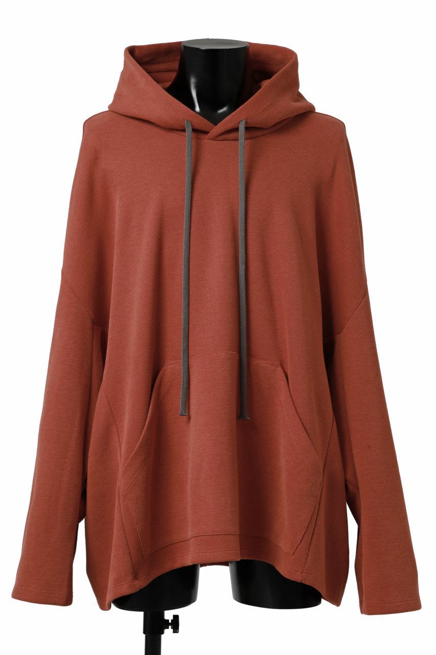 画像をギャラリービューアに読み込む, A.F ARTEFACT DOLMAN HOODIE PULLOVER / COPE KNIT JERSEY (ORANGE)