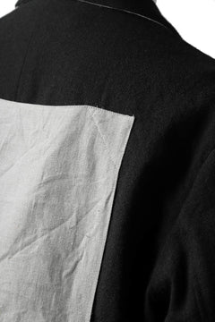 画像をギャラリービューアに読み込む, KLASICA KISTE-TWEED SHORT COAT / OFF TWEED WOOL (BLACK)