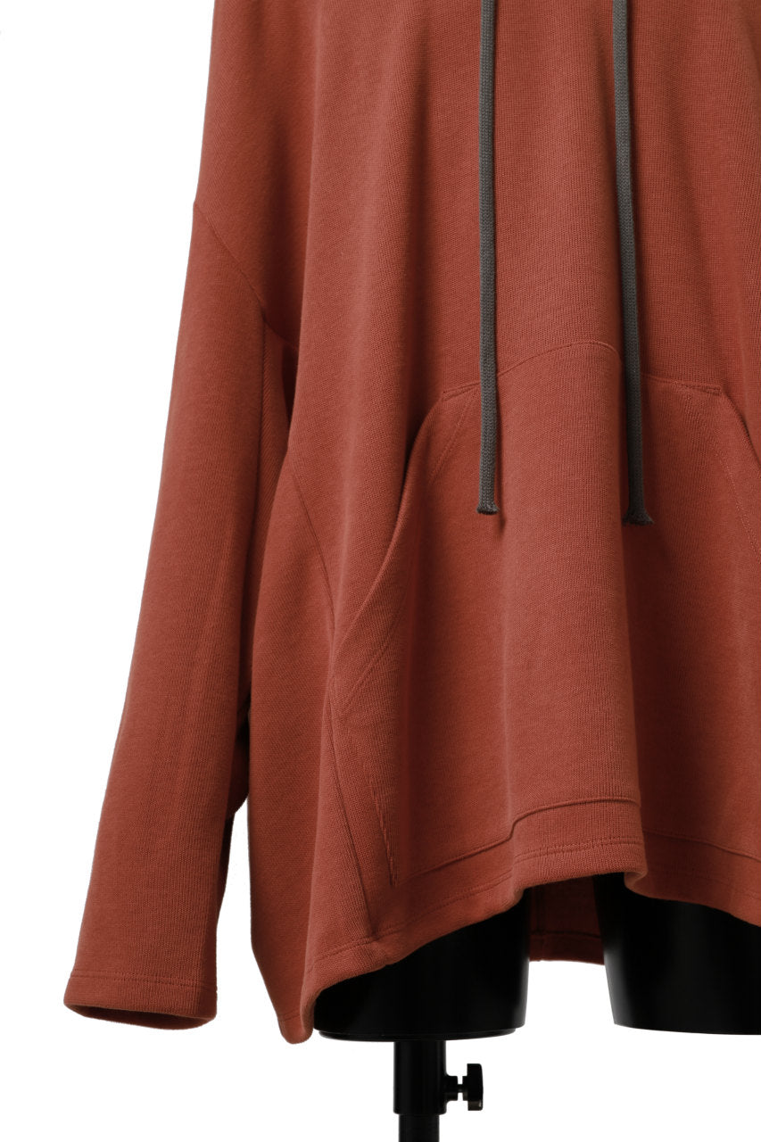 画像をギャラリービューアに読み込む, A.F ARTEFACT DOLMAN HOODIE PULLOVER / COPE KNIT JERSEY (ORANGE)