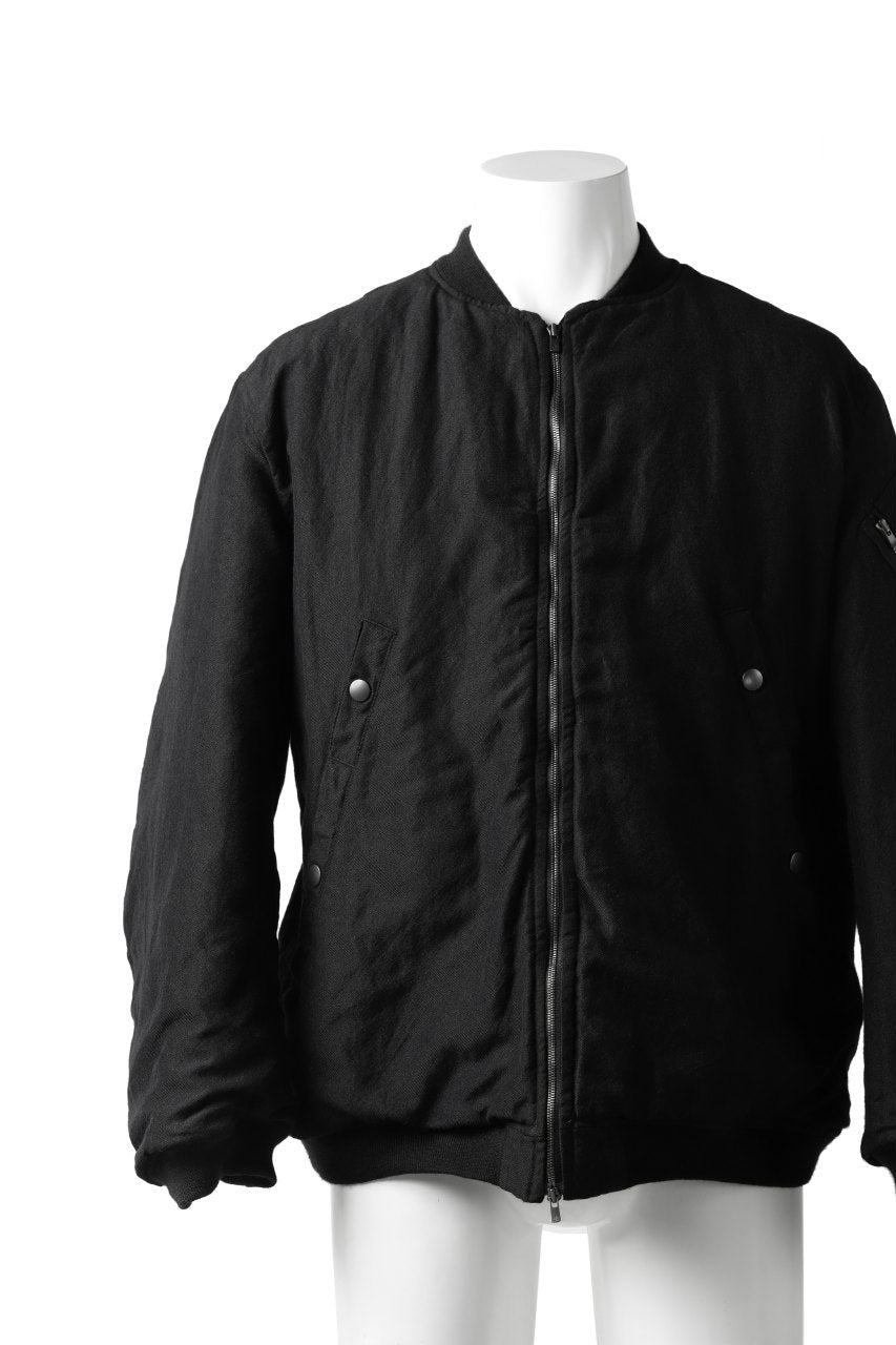 画像をギャラリービューアに読み込む, KLASICA FLPC-1 FLIGHT JACKET with BONDED LINING / SERGE WOOL&RAMIE (IRON)