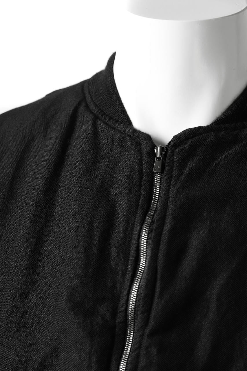 画像をギャラリービューアに読み込む, KLASICA FLPC-1 FLIGHT JACKET with BONDED LINING / SERGE WOOL&RAMIE (IRON)