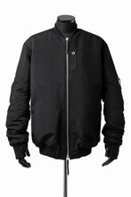 画像をギャラリービューアに読み込む, 11 BY BORIS BIDJAN SABERI MA-1 PADDED JACKET / PRIMALOFT® 200GR "J3-F-1323" (BLACK)