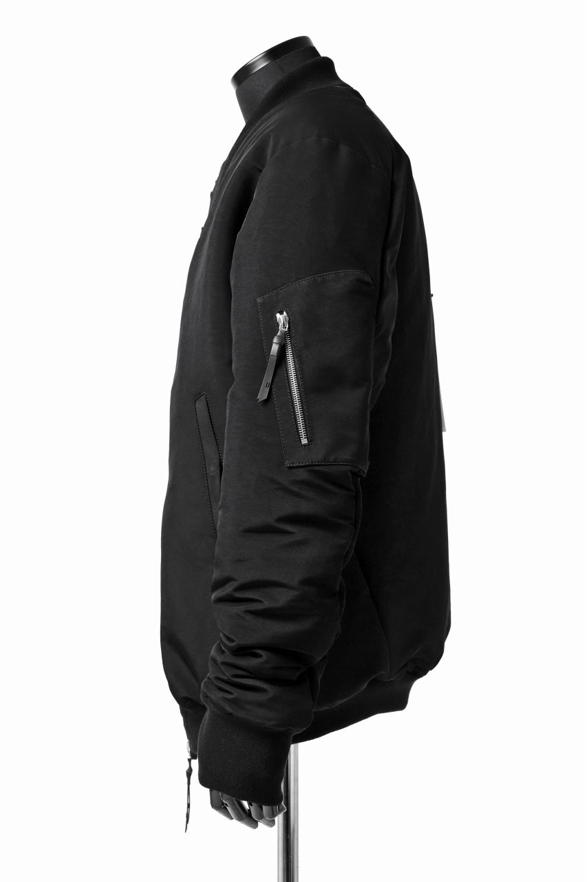 画像をギャラリービューアに読み込む, 11 BY BORIS BIDJAN SABERI MA-1 PADDED JACKET / PRIMALOFT® 200GR "J3-F-1323" (BLACK)