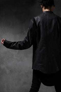 Load image into Gallery viewer, ierib exclusive single biker jacket / Nicolas Italy Vachetta (BLACK)