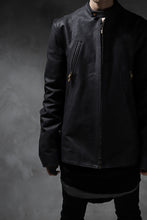 Load image into Gallery viewer, ierib exclusive single biker jacket / Nicolas Italy Vachetta (BLACK)