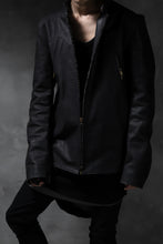 Load image into Gallery viewer, ierib exclusive single biker jacket / Nicolas Italy Vachetta (BLACK)