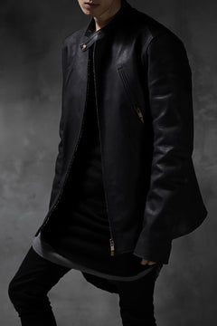 Load image into Gallery viewer, ierib exclusive single biker jacket / Nicolas Italy Vachetta (BLACK)