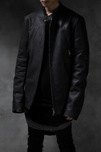 Load image into Gallery viewer, ierib exclusive single biker jacket / Nicolas Italy Vachetta (BLACK)