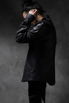 Load image into Gallery viewer, ierib exclusive single biker jacket / Nicolas Italy Vachetta (BLACK)