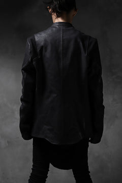 Load image into Gallery viewer, ierib exclusive single biker jacket / Nicolas Italy Vachetta (BLACK)