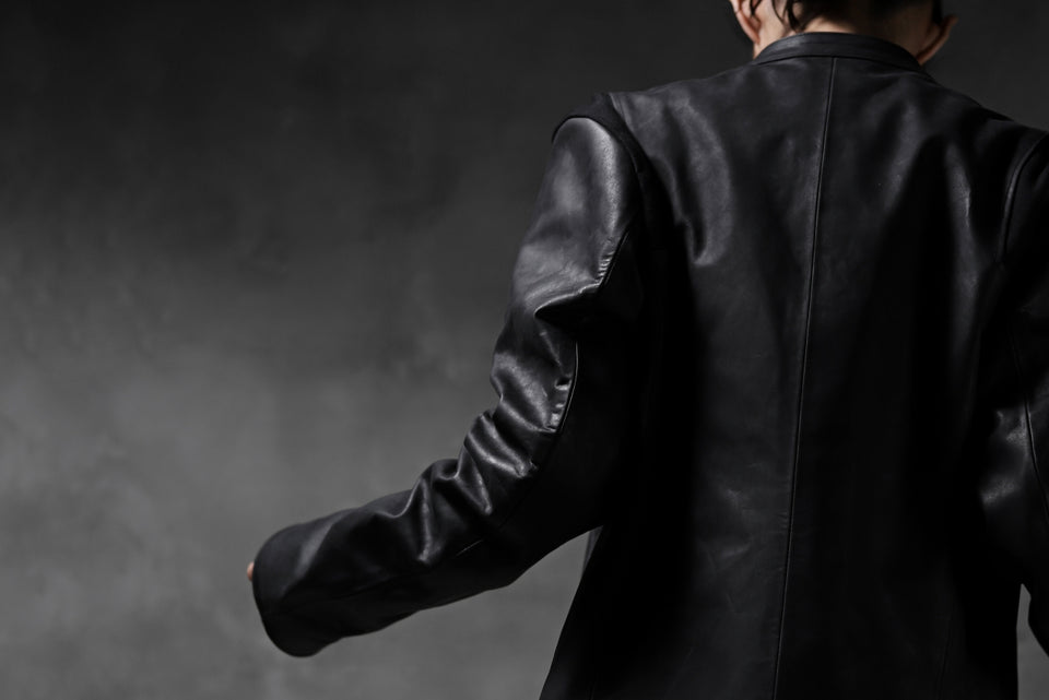 Load image into Gallery viewer, ierib exclusive single biker jacket / Nicolas Italy Vachetta (BLACK)