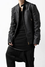 Load image into Gallery viewer, ierib exclusive single biker jacket / Nicolas Italy Vachetta (BLACK)